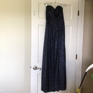 Navy Sequin Dress